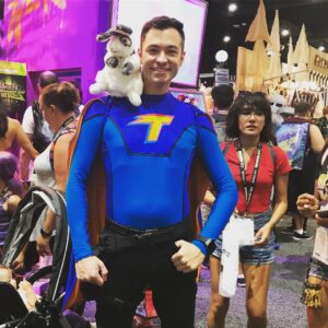 Chris Tallman Instagram - From ComicCon. Mysterious stranger, you are my hero!
