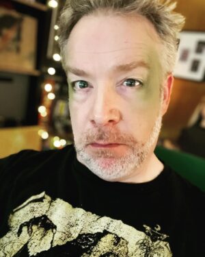 Chris Tallman Instagram - My daughter gave me a makeover, feeling cute.