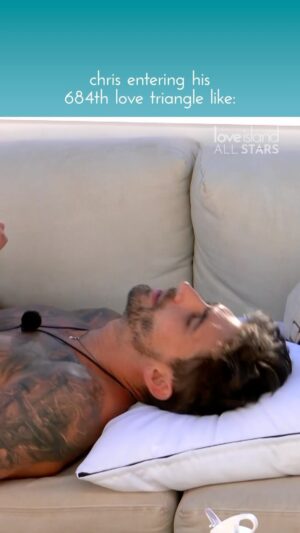 Chris Taylor Instagram - Chris is only one triangle away from the Bermuda 🫣 #LoveIsland #AllStars