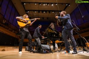 Chris Thile Instagram - Posting this to make sure it was real. Thank you forever, @billystrings and @coryhenry, for an impossibly jubilant trust fall down the rabbit hole last night! I enjoyed every freaking note. ALSO, to everyone at the @nyphilharmonic: making the 65th St. Session with you has been an utter delight. Here’s to more by and by! 📸: Jesse Faatz