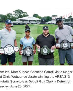 Chris Webber Instagram - Tiger Wooooos  WOP WOP WOP WOP WOP 🏌🏽⛳️