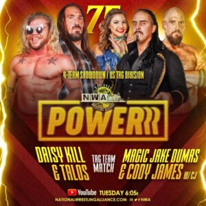 Christi Jaynes Instagram - #NWAPowerrrr, Tuesdays at 6:05 pm est on YouTube or catch it on your own time anytime after!!!!

Experience wrestling as it was meant to be: The NWA, where history lives, and legends are forged!!! Get your tickets to upcoming events at NWATix.com TODAY!!!! 

#NWA #NWAPowerrr #NWAUSA #NWAWrestling #CrockettCup #NWA75 #PowerrrTrip #NWAPowerrrTrip #NationalWrestlingAlliance #EMPOWERRR #PowerrrSurge