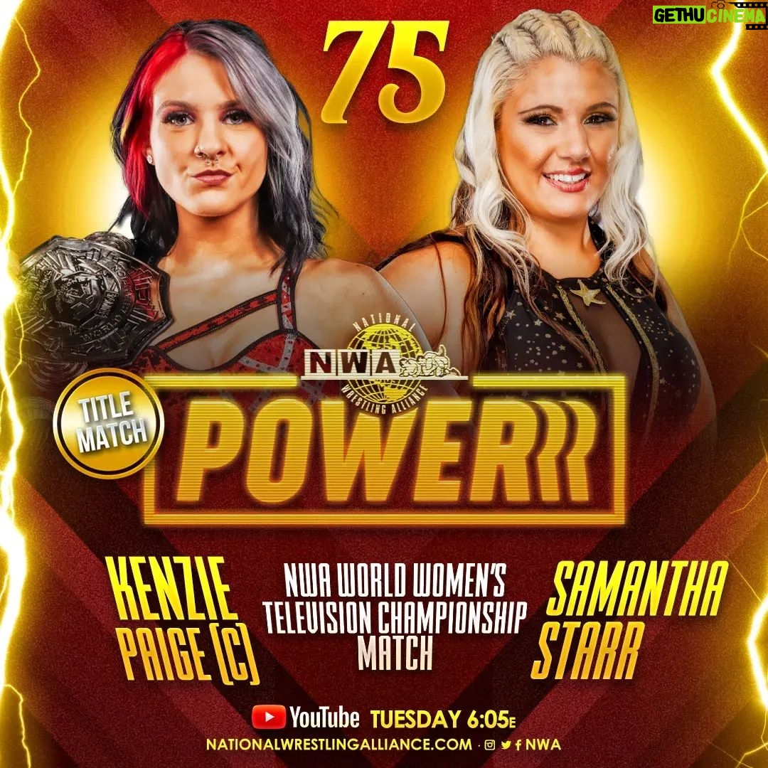 Christi Jaynes - 195 Likes - #NWAPowerrrr, Tuesdays at 6:05 pm est on YouTube or catch it on your own time anytime after!!!!
Experience wrestling as it was meant to be: The NWA, where history lives, and legends are forged!!! Get your tickets to upcoming events at NWATix.com TODAY!!!!
#NWA #NWAPowerrr #NWAUSA #NWAWrestling #CrockettCup #NWA75 #PowerrrTrip #NWAPowerrrTrip #NationalWrestlingAlliance #EMPOWERRR #PowerrrSurge