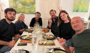 Christian De Sica Instagram - Cena di compagnia