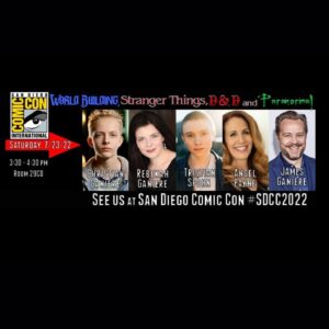 Christian Ganiere Instagram - We are doing a panel @sdcc2022 It will be on Saturday at 3:30. Come here us talk about the #StrangerThings world as well as Dungeons and Dragons and more. It's going to be a blast!! And best of all? #002 Tristan Spohn is going to be there with me!!! So you get the mean big brother, and then me, the nice younger brother #010 Come see if I can keep my big bro #002 from getting all agro on the panel! Hahahahaha. Also my mom who is a writer and her very cool friend who is also an awesome writer will be on the panel. Trust me you don't want to miss these two talk about building worlds. Their books are epic!
.
.
#strangerthings #NumberTen #IamNumberTen #Iam010 #Hawkinslab  #strangerthingsedit  #strangerthingsedits 
 #netflix  #netflixseries 
#strangerthings4 #hawkinsnationallab #rainbowroom #strangerthingscast #upsidedown #strangerthingsfan #theupsidedown #hawkinsnationallaboratory #strangernumbers #hnl #christianganiere 

@strangerthings4.updates 
@strangerthingsnetflixtv
@stranger4news
@strangerthingsnetfliix