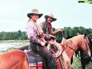 Christian Kane Instagram - #TBT When I used to ride the Rockies with Mr. Tom Selleck!! It was one of my first films and he took me under his wing. The epitome of a true American cowboy and movie star. He was so kind to me and the same for when he met my family later in OK. Picked my mom up and gave her a huge Tom hug. Loved this time in my life with him and the rest of this legendary cast. I mean look at this list of characters. #fortunate #blessed found these pics yesterday and all these emotions, all good, came flooding back. #CrossfireTrail #louislamour