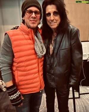 Christian Kane Instagram - I love this man. My friend #alicecooper playing golf and singing once again for @stjude at the @paddywarbucks golf tournament. We raised, I should say you raised so much money for these kids, these families. We did play golf but I got to go/be backstage with a #rockgod