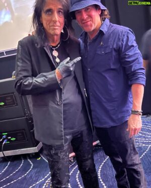 Christian Kane Instagram - I know I don’t often post. Had to here. My friend #alicecooper took a picture with us. Such a great guy, man. Stay tuned to see what happened. I’m so honored.