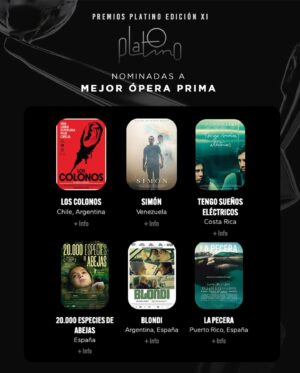 Christian McGaffney Instagram - ⭐️NOMINACIÓN A MEJOR ÓPERA PRIMA⭐️

SIMÓN es una de las 6 películas nominadas a Mejor Ópera Prima en los PREMIOS PLATINO!!!

🏆 ¿Qué son los Premios Platino?🏆

Los Premios Platino del Cine Iberoamericano son los galardones que reconocen a los profesionales de la industria cinematográfica iberoamericana, que comprende nacionalidades europeas, sudamericanas, norteamericanas y caribeñas, siempre que la versión original del filme sea en castellano o portugués. 

📸 La Gala de Premiación
🗓️ 18-21 de abril
📍 Xcaret, Playa del Carmen, MÉXICO

❗️Este año más de 570 producciones optaron por una nominación❗️

________

¿Dónde ver SIMÓN?

📍Latinoamérica y España ➡️ NETFLIX

📍USA y todos los otros países ➡️ SIMONMOVIE.COM