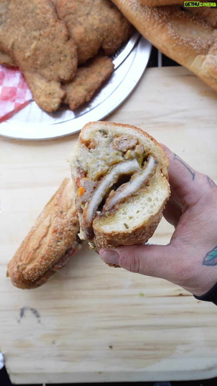 Christian Petroni - 14.2K Likes - chicken scarp, thin cutlets, potato croquettes on a semolina bastone @zolisnypizza #dfw #food
off menu but if you ask nicely….