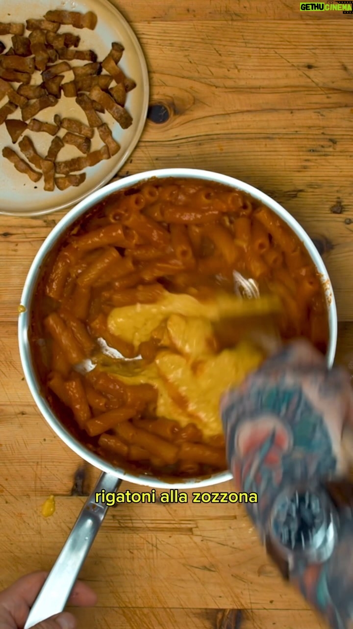 Christian Petroni - 55.5K Likes - rigatoni “ZOZZONA” #food
*sometimes made with sausage as well
