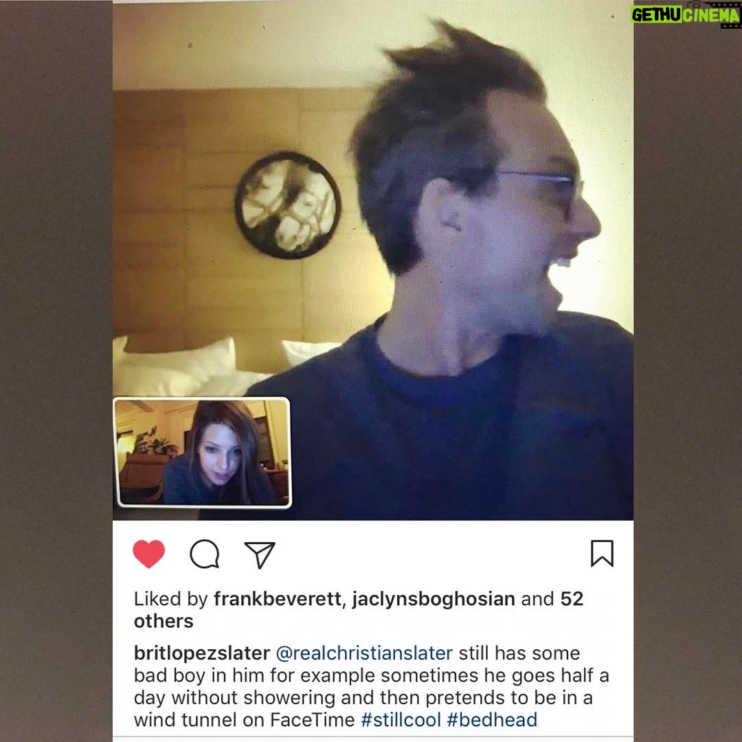 Christian Slater - 8.3K Likes - Help, my wife is trolling me on Instagram.