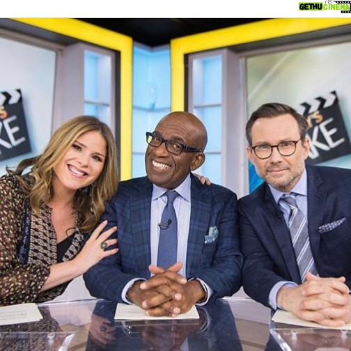 Christian Slater - 5.9K Likes - Having fun with @alroker @jennabhager and Zach Woods while co-hosting @todayshow!