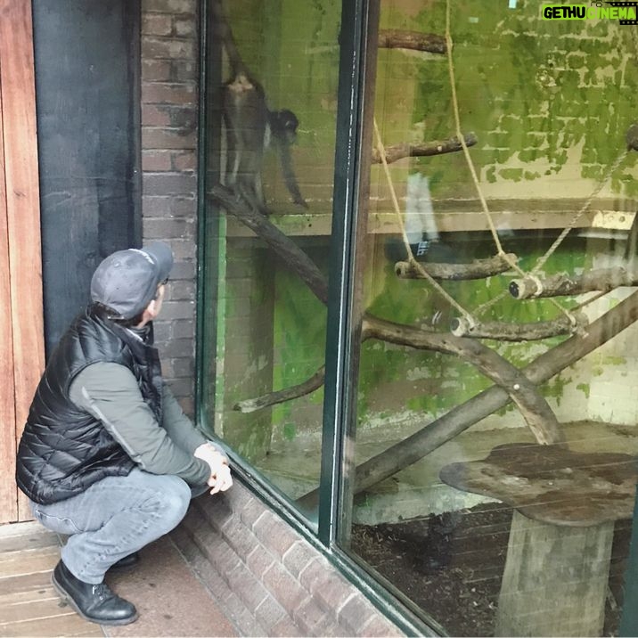Christian Slater - 10.6K Likes - My wife took about 50 pictures of this monkey showing me his butt from various angles. And ZERO pictures of me with the tiger. Thanks, wife.