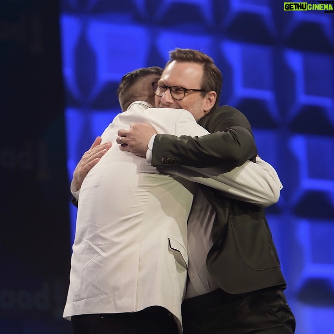 Christian Slater - 5.9K Likes - Can you tell that I had a great time at the GLAAD awards? Thank you @glaad for inviting me to present with @carlychaikin, thank you @helloross for the hug, thank you @brooklyntailors for proving that my wife was right when she told me I should buy a green suit, and most of all thank you @rosie @therealdebramessing and Billy Porter, gifted artist and deserved winner of the Vito Russo award, for the uplifting and inspirational words charging us to be better humans and stronger allies. Thank you for letting me be part of such a special evening.