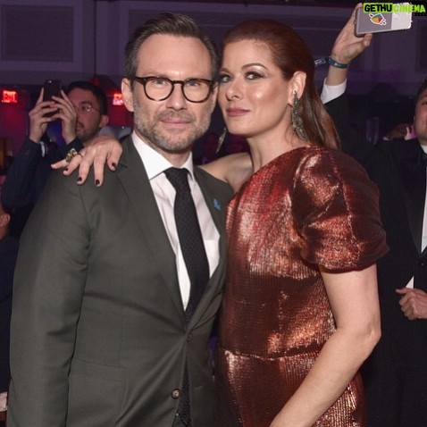 Christian Slater - 5.9K Likes - Can you tell that I had a great time at the GLAAD awards? Thank you @glaad for inviting me to present with @carlychaikin, thank you @helloross for the hug, thank you @brooklyntailors for proving that my wife was right when she told me I should buy a green suit, and most of all thank you @rosie @therealdebramessing and Billy Porter, gifted artist and deserved winner of the Vito Russo award, for the uplifting and inspirational words charging us to be better humans and stronger allies. Thank you for letting me be part of such a special evening.