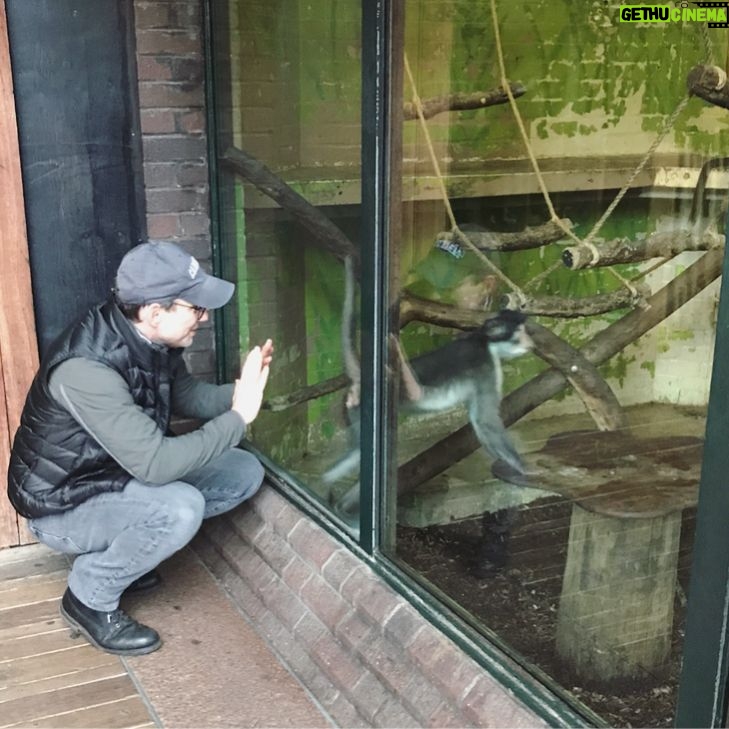 Christian Slater - 10.6K Likes - My wife took about 50 pictures of this monkey showing me his butt from various angles. And ZERO pictures of me with the tiger. Thanks, wife.