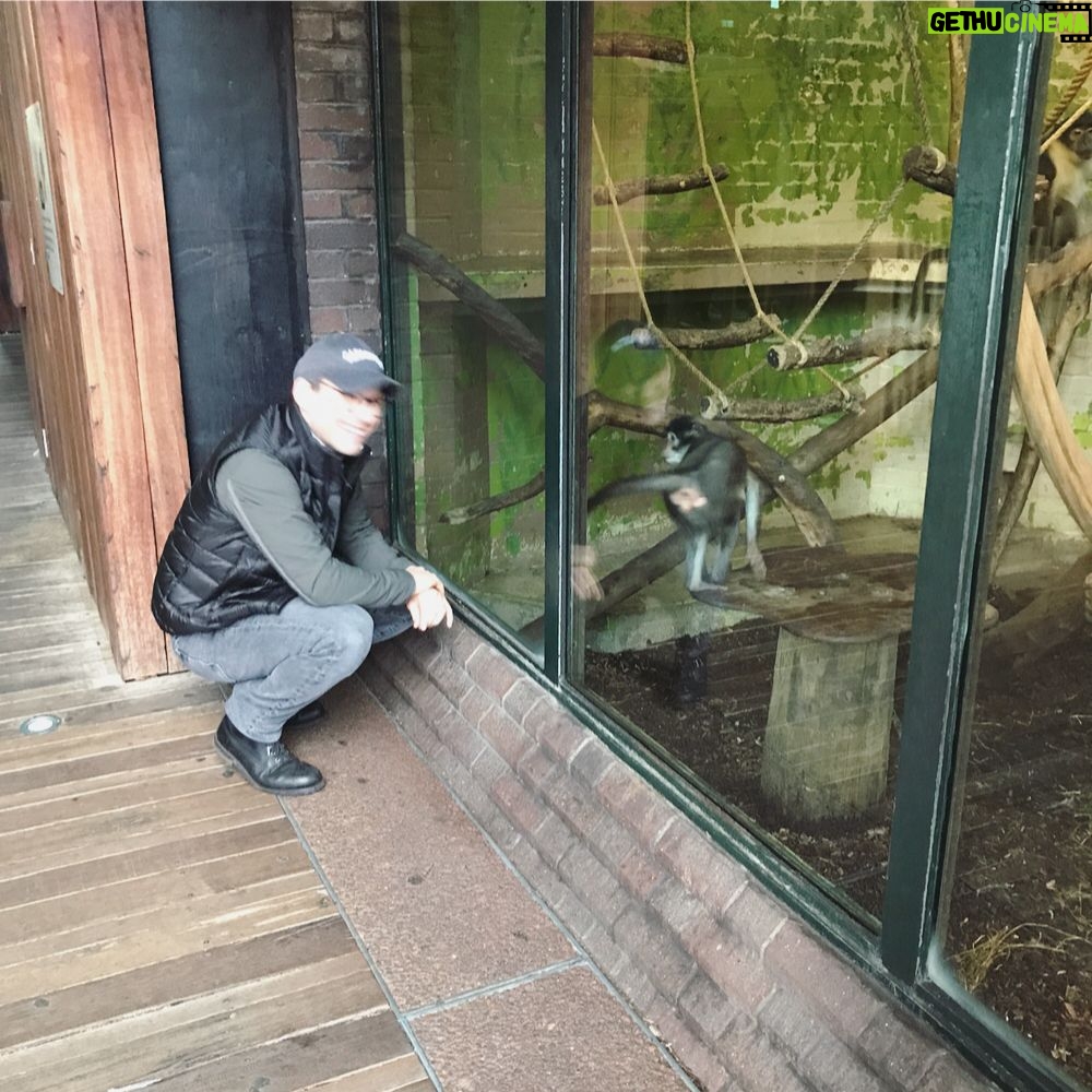 Christian Slater - 10.6K Likes - My wife took about 50 pictures of this monkey showing me his butt from various angles. And ZERO pictures of me with the tiger. Thanks, wife.
