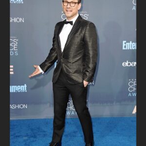 Christian Slater Instagram - So happy to be at the @criticschoice awards with @whoismrrobot! Wearing @ferragamo & styled by @theadamballheim.