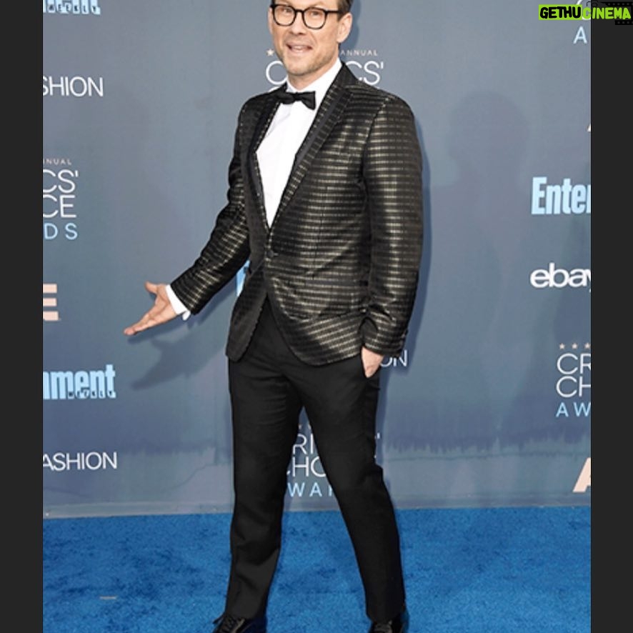 Christian Slater - 7.3K Likes - So happy to be at the @criticschoice awards with @whoismrrobot! Wearing @ferragamo & styled by @theadamballheim.