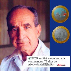 Christiana Figueres Instagram - Merecidamente celebramos la abolición del ejército con una bella nueva moneda ,recordando que la inversión en la educación, la cultura y la protección de la naturaleza tiene valor muy superior al gasto en temas bélicos. Gracias Don Pepe!

--- 
Costa Rica celebrates the abolition of the army with this beautiful new coinage, a reminder that investment in education, culture and the protection of nature is of much higher value than military spending. Thank you Don Pepe!