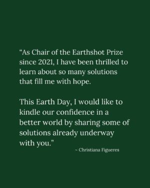 Christiana Figueres Instagram - We humans are ingenious, creative, collaborative and courageous. Of course we have solutions! This Earth Day I would like to kindle our confidence in a better world by sharing some with you. 

🌱 @mukurucleanstoves 
🌱 @s4s.technologies 
🌱 @enapter 
🌱 Indigenous Women of the Great Barrier Reef
🌱 @accionandina 

Just a small selection of the incredible initiatives that have been winners or finalists of the @earthshotprize 💚🌍

#earthday2024 #earthday #earthshotprize #stubbornoptimism