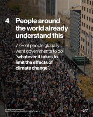 Christiana Figueres Instagram - Do you find yourself flipping between conflicting emotions these days? From outrage to optimism, fear to hope and everything in between... you’re not alone. 

As the world approaches the halfway point in this decisive decade, two things are true at the same time: 

1️⃣ The energy transition is in full swing: 
Costs for clean technologies are plummeting, progress is speeding up every year and fossil fuel demand is dying.

2️⃣ Despite this progress, we’re not moving at the speed required. 
Next year governments will submit updated national climate plans (NDCs) to the UN - these plans must close the current ambition gap and reflect the progress already underway.

👉 Can we hold both these truths close, so that we can embrace all the feelings and take the action required to get ourselves on track for a cleaner future?

👉 We can. It is absolutely possible and we are totally capable.

Swipe to see why the transformation is unstoppable - and let us know how you feel after reading this 👇

Want to find out more? Follow the link in our bio for a full insights pack - co-created by a wide array of partners across the climate community - to see the latest data on positive signals of change as well as priority areas for action on the road to COP30 in Brazil.