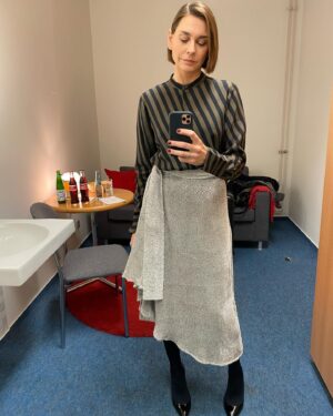 Christiane Paul Instagram - #about #tonight #ndrtalkshow 
Schön wars!
.
.
.
#thanks to @barbara.schoeneberger @bettina_tietjen 
@closedofficial @lalaberlin @andreaspeterkrings 
#mydressingroom