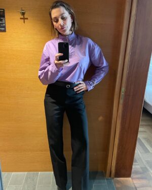 Christiane Paul Instagram - #aboutlastnight #premiere of @esistnureinephasehase @zurichfilmfestival 
#thanks to @hermes and @andreaspeterkrings #appleiphone @apple