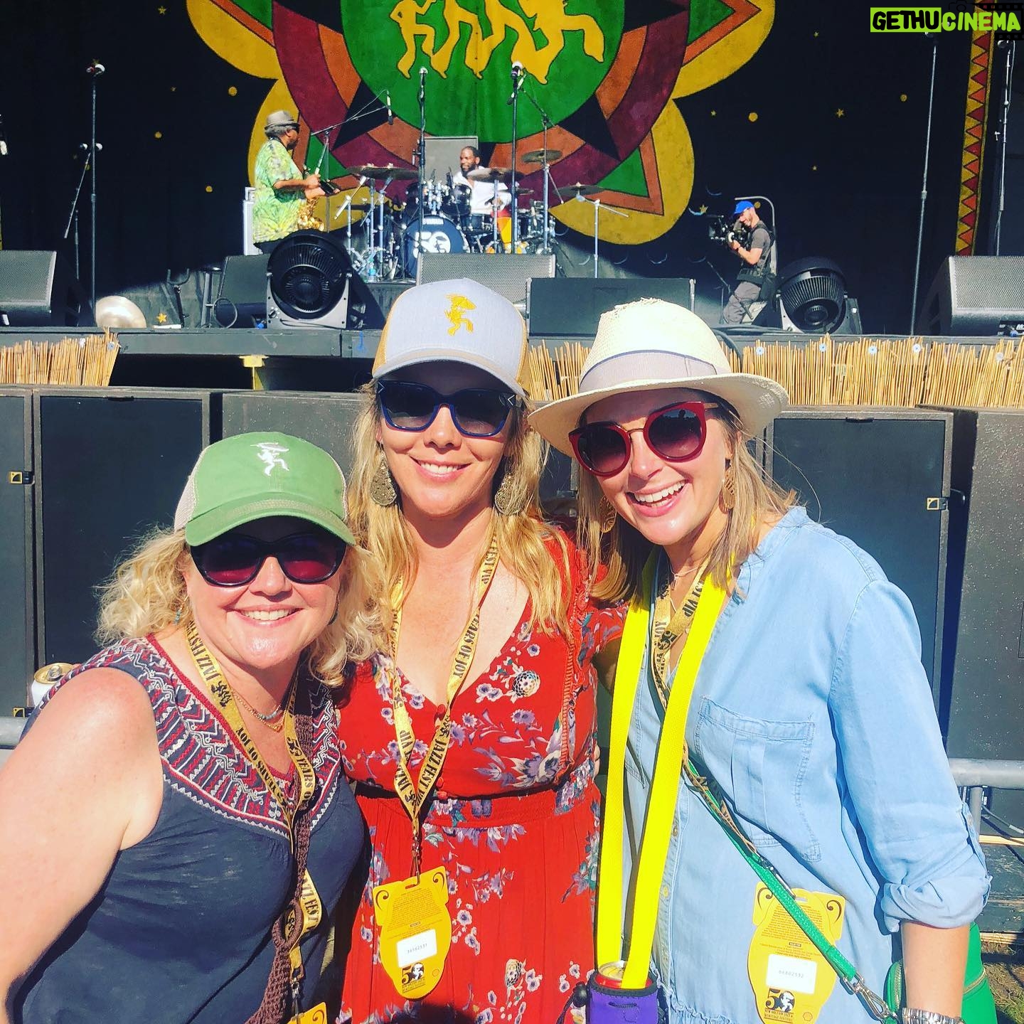 Christie Clark - 1.1K Likes - Just stretching my muscles this Friday night for next week in #neworleans #jazzfest2022 the best time of the year. You come back sore, yet recharged from dancing in the sunshine with your friends! Epic!