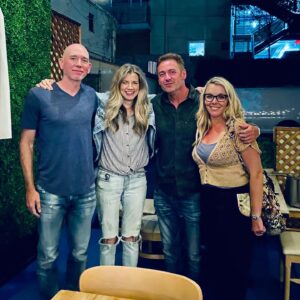 Christie Clark Instagram - Ahh…no words can describe how I love this man & all the folks in the following shots. Some of my favs!
@drakehogestyn @_motherofthemystic_ @kentalope42 @jaimedudney  Hug it out people! Love is where it’s at!!! # beyondsalem #peacock #peacocktv #daysofourlives #days