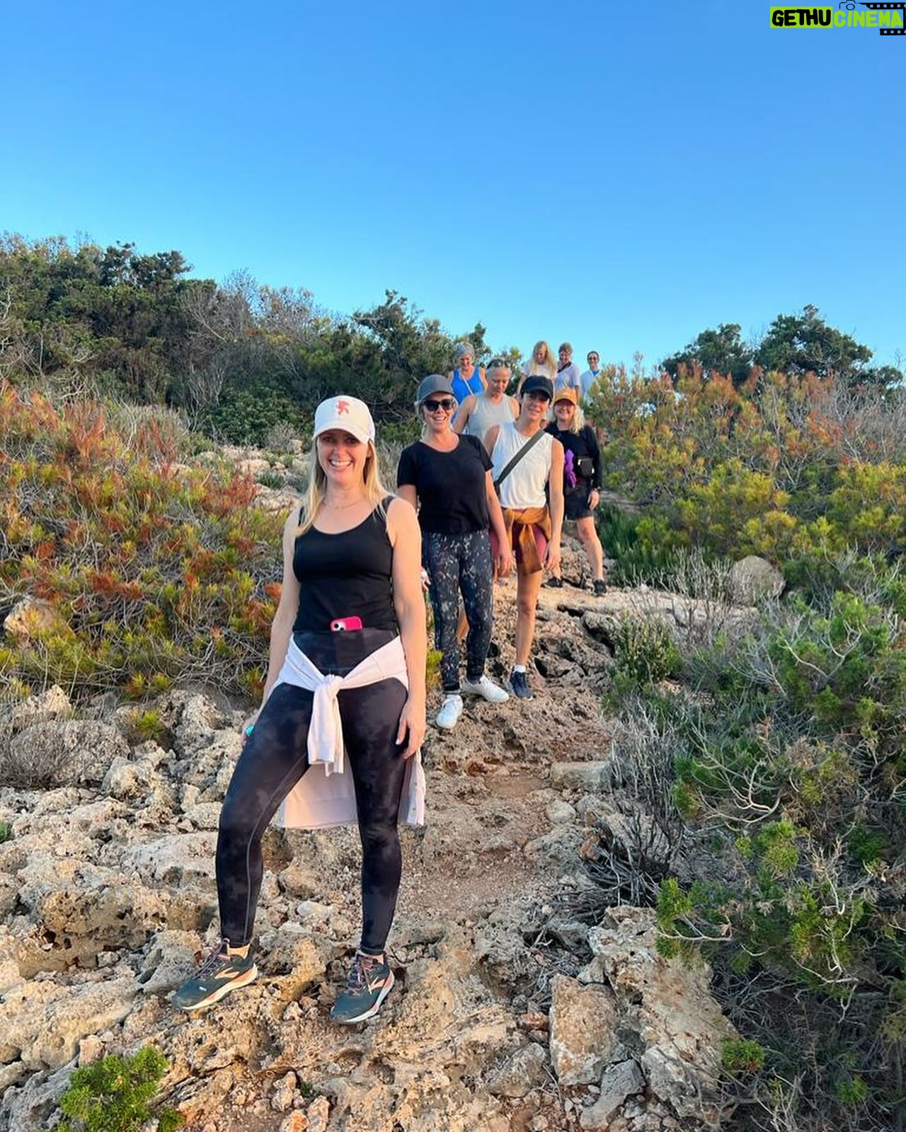 Christie Clark - 1K Likes - Ibiza yoga holiday was one of the best times I’ve ever had with favourite gals. #Ibiza is where I met my husband 23 years ago and I’m happy to say that this island embraces folks of all ages. Let’s do it again! #ravecave # sunrisewalk #benirasbeach