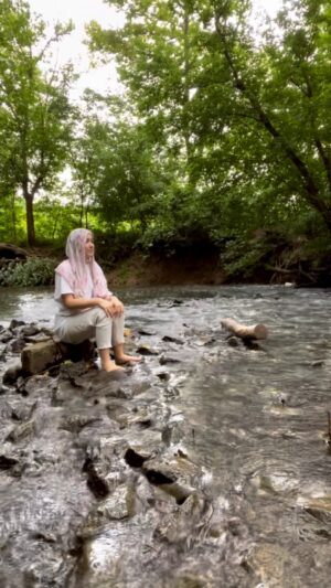 Christina Scherer Instagram - One of my favorite poems “A Morning Offering” by John O’ Donohue combined with my new favorite morning meditation spot.