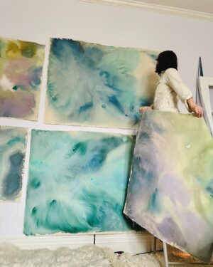 Christina Scherer Instagram - Prepping for my first solo show this coming March 3rd!