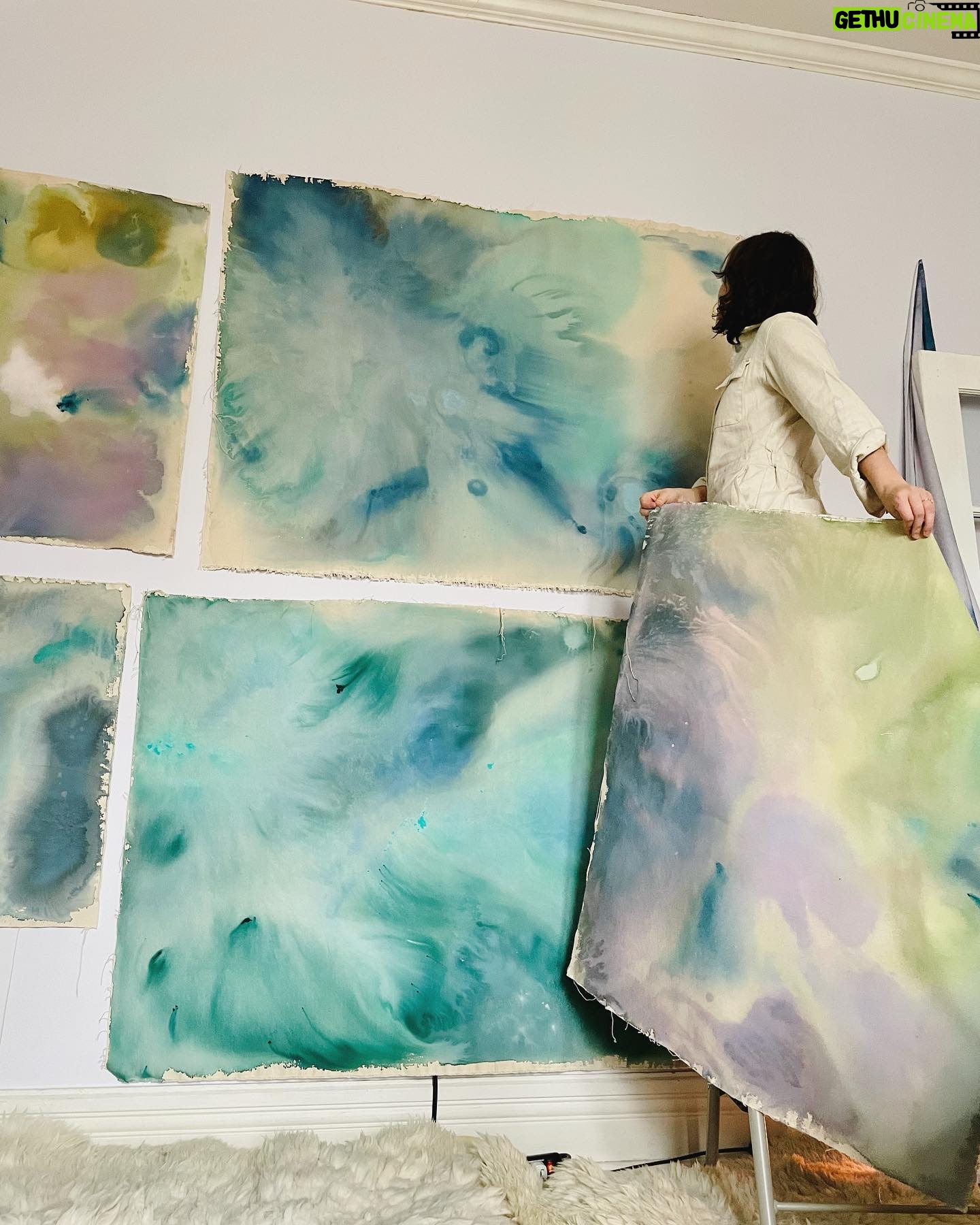 Christina Scherer - 121 Likes - Prepping for my first solo show this coming March 3rd!