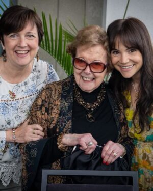 Christina Wren Instagram - We lost our beloved, incredible, one of a kind Grandma Rose on Friday. I got to toast to her life with my wonderful mama at one of Grandma’s favorite restaurants after we spent the week by her bedside. I am admittedly spoiled and hit the jackpot in the mama and grandma department. I am so grateful for every precious moment. The world, and our family, lost one of its very bright lights this week. 

She left us in the midst of a wild storm, lightning filling the sky as tornadoes whipped through the Midwest. I’m pretty sure she rode off on a storm cloud; a burst of lightning heading on to her next adventure. Wherever she’s going, they’re in for a great time with that Rosie. Whooowee! This woman is such an example of living life to the fullest. 

“Don’t sweat the small stuff” is what got her through what admittedly was often more than small stuff but her positive attitude, persistence and joy carried her through almost 98 years. She played tennis until she was 90, kept up her china painting until the very end and was in the middle of prepping for her next show. Here’s to Rosie and to living life to the fullest, down to the very last drop. Boy will we all miss you ❤️❤️❤️
