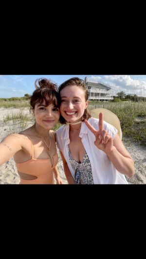 Christina Wren Instagram - Had a great time filming @pink_poseidon and @greenestreet.global’s lovely film Figure 8 with the oh-so-talented @callierachellejohnson (seriously, hire her!) and our delightful on camera daughters. Shout out to producers @emilyyysinger and @alexanderschikoff for putting together a wonderful production. I always admire the grit of indie filmmaking! 💪💪💪 

*note - this was written and set into motion pre strike 💙
.
.
.
.
.
#indiefilm #femalefilmmakerfriday #femalefilmmakers #christinawren #figure8island  #womeninfilm