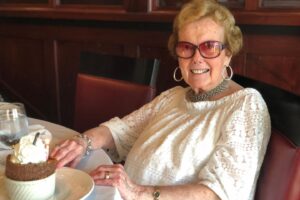 Christina Wren Instagram - We lost our beloved, incredible, one of a kind Grandma Rose on Friday. I got to toast to her life with my wonderful mama at one of Grandma’s favorite restaurants after we spent the week by her bedside. I am admittedly spoiled and hit the jackpot in the mama and grandma department. I am so grateful for every precious moment. The world, and our family, lost one of its very bright lights this week. 

She left us in the midst of a wild storm, lightning filling the sky as tornadoes whipped through the Midwest. I’m pretty sure she rode off on a storm cloud; a burst of lightning heading on to her next adventure. Wherever she’s going, they’re in for a great time with that Rosie. Whooowee! This woman is such an example of living life to the fullest. 

“Don’t sweat the small stuff” is what got her through what admittedly was often more than small stuff but her positive attitude, persistence and joy carried her through almost 98 years. She played tennis until she was 90, kept up her china painting until the very end and was in the middle of prepping for her next show. Here’s to Rosie and to living life to the fullest, down to the very last drop. Boy will we all miss you ❤️❤️❤️