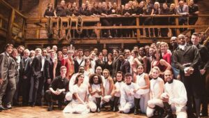 Christine Allado Instagram - I have been blessed to have known and loved every single person in this #HamFam, this show, this building. I am grateful for every single day that has brought us joy, laughter, and endless banter. I have been privileged to tell the most incredible human story about a group of people who came together and made something bigger than themselves with the strength and grace that inspired a whole nation. Thank you doesn't cut it, but I am immensely thankful for the journey, the memories, the precious friendships that have been and that are to come. May we continue to tell the story and rise up together! I love you HamFam. #andpeggy 💖💫🌠