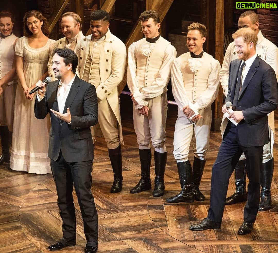 Christine Allado - 4K Likes - #linmanuelmiranda and #PrinceHarry after curtain call š the Duke even treated us to a bit of #youllbeback š