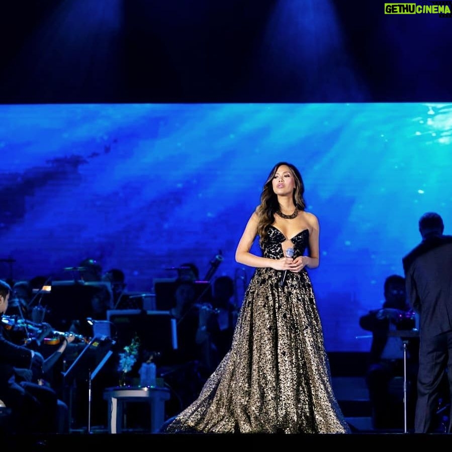 Christine Allado - 1.4K Likes - Opened the show with this @cherryveric beauty 😍 sensual, elegant yet modern and so much fun to wear on stage, thank you @cherryveric for letting me sing in your beautiful dresses again ❤️🎶 and thank you #intermittentfasting for getting me to fit into these teensy ass dresses!
Directed by @archangel_frank 💖
Styling by @geanthony 👗💅💍