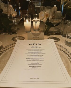 Christine Chiu Instagram - Nothing rivals Revelry 🍽️🥂

Still in awe of and licking my lips from the insanely delicious, unrivaled 6 course wine-paired All-Star Chefs dinner experience with the best and brightest talent in culinary arts. Completely blown away and already missing the 000 Ossetra, Toro en gelée, grand cru burgundy, aged Madeira and Port, and more 😭

@wynnlasvegas @lasvegasrevelry
 #onlyatwynn
#onlyatrevelrylv