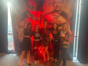 Christine Marie Evans Instagram - “I walk in stride with people
Much taller than me,
And partly it’s the boots, but,
Mostly it’s my chi” @anidifranco 

*Hanging with some of the best women in the world @krystynahutch, @annielederman, @philanthropygal & @rachelfeinstein_  after the last @guyswefcked at @skankfestnyc. The women in this community make me so happy!!!! ❤️❤️❤️