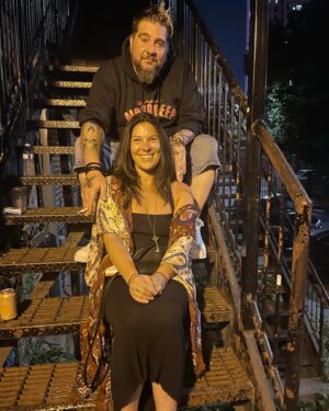 Christine Marie Evans Instagram - Love the back steps at The Nasty Show @justforlaughs w/ @bigjayoakerson ❤️