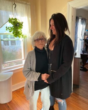 Christine Marie Evans Instagram - My Aunt Grace once asked me “If you love someone, do you think you should be honest with them even if it would hurt their feelings?” I said yes and she goes “You have a very annoying laugh and I think you should work on it.” I couldn’t help but laugh… she was such a character and she lived in the witchiest house in Rhode Island. We lost her a couple weeks before the fest… I was almost too busy to process it and I usually judge death posts, but I felt compelled. RIP Aunt Grace…we were lucky to have you for so long. ❤️❤️❤️