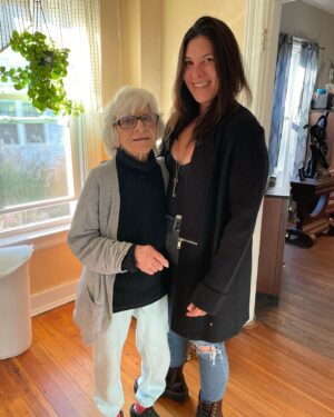 Christine Marie Evans Instagram - My Aunt Grace once asked me “If you love someone, do you think you should be honest with them even if it would hurt their feelings?” I said yes and she goes “You have a very annoying laugh and I think you should work on it.” I couldn’t help but laugh… she was such a character and she lived in the witchiest house in Rhode Island. We lost her a couple weeks before the fest… I was almost too busy to process it and I usually judge death posts, but I felt compelled. RIP Aunt Grace…we were lucky to have you for so long. ❤️❤️❤️