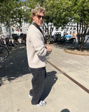 Christopher Instagram - Enjoying spring with my favorite people in my favorite city, Copenhagen ☀️♥️