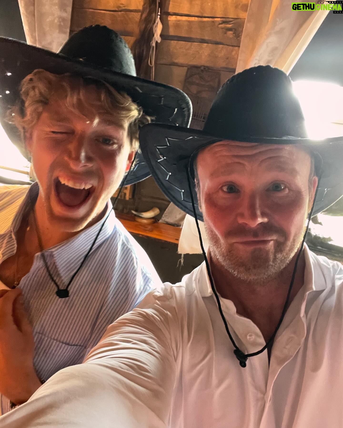 Christopher - 15.9K Likes - Well that escalated quickly 😅 Just horsin’ around like a pro! No one rides more and worries less than you! Happy Birthday my Ol’ friend ♥️🤠
