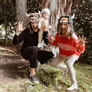 Christopher French Instagram - 🎃 And now… LET THE WILD RUMPUS START!!! Happy Halloween from our family of Wild Things to yours! 👑🧡👻