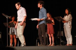 Christopher Larkin Instagram - The Ojai Playwrights Conference is a week of theater boot camp. I couldn’t have asked for a better group of humans to be surrounded by on the daily. Thank you @pkimgeorge for writing ‘To Red Tendons.’ Easily one of the most challenging (if not THE most challenging) plays I’ve ever worked on. I hope it finds the home it deserves.